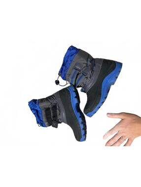 Arctix Winter Snow Boots in Blue and Black, Size 1